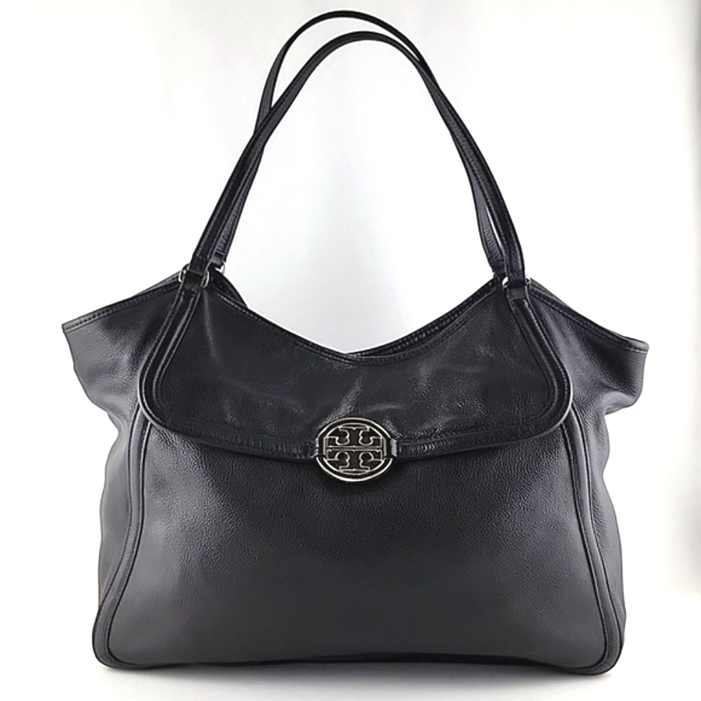 Tory Burch Black Leather Shoulder Bag